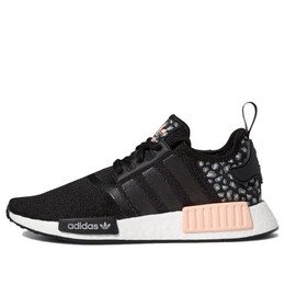 Кроссовки nmd_r1 Adidas, черный fz1017 | black/pink/white