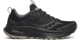 Женские трейловые беговые кроссовки Ride TR2 Saucony, Black/Carbon 236004 | black/carbon