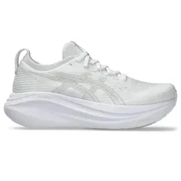 Женские кроссовки для бега по дороге GEL-Nimbus 27 Asics, White/Glacier Grey 242598 | white/glacier grey
