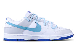 Мужские кроссовки для скейтбординга Nike Dunk, Blue-white-gray dv0831-104（team73-男款休闲日记） | blue-white-gray