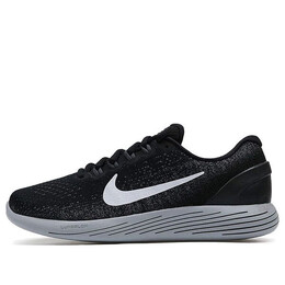 Кроссовки lunarglide 9 Nike, черный 904715-001 | black/white-dark grey-wolf grey
