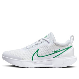 Кроссовки court zoom pro hc 'white kelly green' Nike, белый dv3278-103 | off white/kelly green