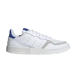 Кроссовки Adidas Supercourt 'White Team Royal Blue', белый ef5885 | cloud white/cloud white/team royal blue