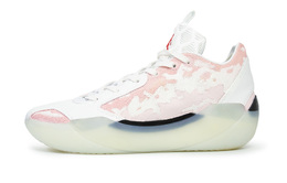 Кроссовки баскетбольные Air 39 мужские низкие White/Pink/Black Jordan, бело-розовые fq0214-106(team258-落樱） | white pink