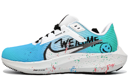 Nike Air Zoom Pegasus 40 Износостойкие Дышащие Противоскользящие Низкие Беговые Кроссовки Мужские Ледяная Прохладная Синева, Освежающий Ледяной Синий dv3853-102(team400-橘子汽水男款蓝) | ice refreshing blue