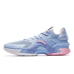 Кроссовки баскетбольные мужские Space 5 низкие Danube Blue/Cute Pink Anta 912511606q-2 | danube blue/cute pink