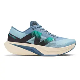 Топовые мужские дорожные беговые кроссовки FuelCell Rebel V4 New Balance, Heron Blue/Chrome Blue 229508 | heron blue/chrome blue