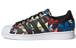 Кроссовки Adidas Originals Superstar 'Allover Trefoil - Black Multi' h00182