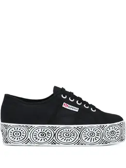 Superga platform-sole lace-up sneakers 30921293