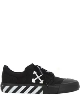 Off-White arrow-logo cotton sneakers 32263456