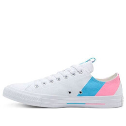Кроссовки chuck taylor all star low 'pride - blue pink' Converse, белый 167760c | white/blue/pink