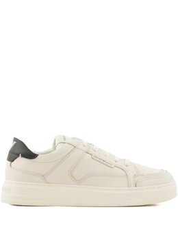 Emporio Armani Logo Leather Sneakers em003702af19573m0019