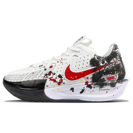 Nike Эйр Зум Джи Ти Кат 3 Амортизирующие Баскетбольные Кроссовки Низкие Белый Черный Красный, цвет White dv2918-102(team478-醒狮少年) | white