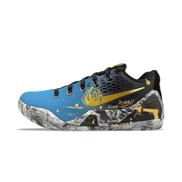 Nike Кроссовки Kobe 9 устойчивые к истиранию низкие баскетбольные черно-синие, цвет Black Blue fz7333-002(team373-枪王之王) | black blue