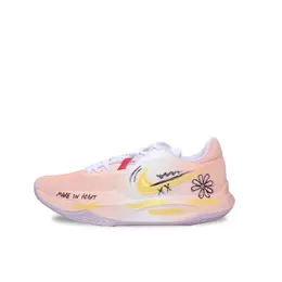 Nike Точность 6 Износостойкие и легкие низкие баскетбольные кроссовки мужские розово-желтые, цвет Pink dd9535-100(team1180-用心制造） | pink