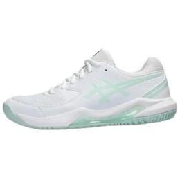 Asics Женские кроссовки Gel Dedicate 8 бело-голубые, цвет White Cyan 1042a237-102 | white cyan