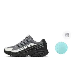 Skechers Мужские походные кроссовки OUTDOOR с устойчивостью к истиранию Rebound Low Top черно-серые + подарок, цвет Black Gray+Giveaway 237748c-bkgy | black gray+giveaway