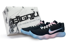 Nike Гиперданк 2017 баскетбольные кроссовки мужские низкие черные 897637-001(team80-男款镭射粉s-box)
