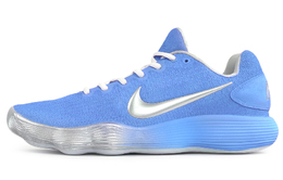 Nike Гиперданк 2017 баскетбольные кроссовки мужские низкие серебристо-голубые, цвет Blue 897637-100（team194-北卡蓝） | blue