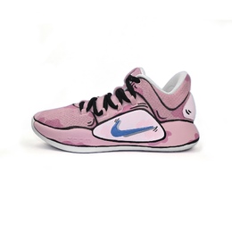Nike Гиперданк Икс Лоу 10 противоскользящие и износостойкие дышащие низкие баскетбольные кроссовки мужские розовые, цвет Pink ar0465-100(team502-angle粉) | pink