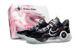 Nike Кроссовки баскетбольные KD Trey 5 IX Unisex Mid-top черно-бело-серые, цвет Black cw3402-011(team529-黎明前线粉礼盒） | black