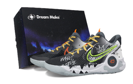 Nike Кроссовки баскетбольные KD Trey 5 IX SWAGGY с черной коробкой, амортизацией, противоскользящей и износостойкой подошвой, средний верх, унисекс черные, цвет Black cw3402-011(team529-swaggy黑礼盒） | black