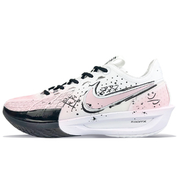 Nike Кроссовки баскетбольные Air Zoom G.T. Cut 3 с амортизацией и отскоком низкие унисекс белые, цвет White dv2918-102(team373-颠倒世界) | white