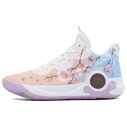 Nike Кроссовки KD Trey 5 IX Mid Top Vintage баскетбольные мужские синие розовые, цвет Pink dj6922-100（team126-樱花云海） | pink