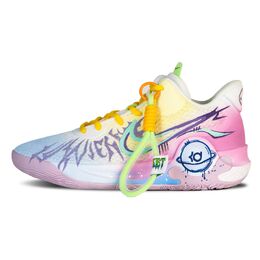 Nike Кроссовки баскетбольные KD Trey 5 IX Vintage унисекс мидтоп розово-голубые/тёмно-синие, цвет Pink Blue dj6922-100(team293-星际引力) | pink blue