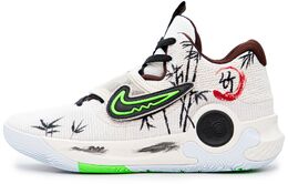 Nike Кроссовки баскетбольные мужские KD Trey 5 X с амортизацией, противоскользящие и износостойкие, мид-топ черно-белые, цвет Black White dj7554-014（team241-临意竹） | black white