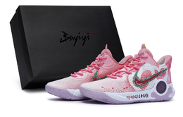 Nike Кроссовки KD Trey 5 IX 811 Manufacture Love In Progress мужские низкие винтажные баскетбольные розовые белые, цвет Pink White dj6922-100(team80-恋爱进行时s-box) | pink white