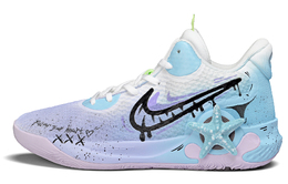 Nike Кроссовки KD Trey 5 IX нескользящие износостойкие ударопрочные мидтоп винтажные баскетбольные синие фиолетовые унисекс, цвет Blue Purple dj6922-100（team261-海洋之歌） | blue purple
