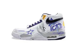 Nike Легендарные баскетбольные кроссовки Flight Legacy Mid Top винтажные мужские бело-желто-синие, цвет White Yellow Blue bq4212-102(team523-top) | white yellow blue