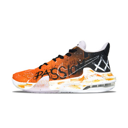 Nike Эйр Макс Импакт 3 Амортизирующие противоскользящие и износостойкие кроссовки для баскетбола низкие унисекс черно-оранжевые, цвет Black Orange dc3725-101(team701-passion时刻 ） | black orange