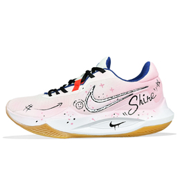 Nike Точность 6 Антискользящие износостойкие низкие баскетбольные кроссовки мужские розовые, цвет Pink hv1796-141(team667-闪闪水蜜桃) | pink