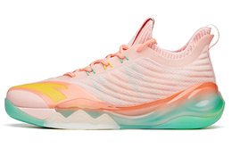 Anta Кроссовки KT6 Low 'Flamingo' KT прочные дышащие низкие баскетбольные розовые зеленые 112121102-6
