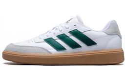 Adidas Кроссовки мужские COURTBLOCK бело-зеленые дышащие с защитой от истирания, цвет White Green if6505 | white green