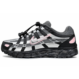 Nike P 6000 противоскользящие низкие кроссовки для бега женские - черный розовый, цвет Black Pink bv1021-106(team96-粉线机甲) | black pink