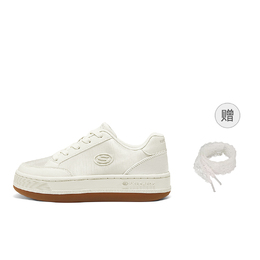 Skechers Женские белые лоу-топ скейтбордские кеды White+Giveaway, цвет White+Giveaway 177770-ofwt | white+giveaway