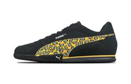 Puma BELLA DONNA Golden Leopard Женские черные повседневные кроссовки на низком ходу с амортизацией и дышащим верхом, цвет Black 403554-02（team634-金钱豹） | black