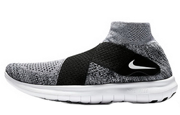 Свободные кроссовки Nike Free Rn Motion Flyknit 2017 'Black White' женские 880846-001