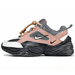 Nike M2K Tekno Лоу-топ массивные кроссовки женские серо-розовые, цвет Gray Pink ao3108-001(team96-赛博废墟) | gray pink