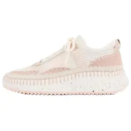 Chloé Женские кроссовки Nama с сетчатым верхом пониженного воздействия chc22s579y026z