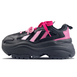 Adidas OZGAIA Противоскользящие кеды женские черно-розовые, цвет Black Pink ig6045(team76-粉墨绮梦) | black pink