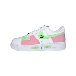 Nike Air Force 1 Watermelon Love низкие скейтбордские кроссовки женские розовый белый зеленый, цвет Pink White Green dd8959-100(team48-西瓜爱) | pink white green