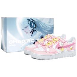 Nike Air Force 1 Противоскользящие амортизирующие износостойкие низкие скейтбордские кроссовки GS New Sequence Pink - New Sequence Pink, цвет New Sequence Pink dh2920-111(team802-爱恋鸭） | new sequence pink