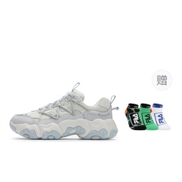 Fila FLUID 6 Водонепроницаемые и дышащие легкие низкие кроссовки для бега женские белые серебристые - снег/космическое серебро (подарок в комплекте) f12w522111fss | snow/space silver (gift included)
