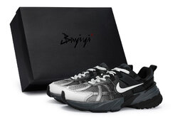 Nike Амортизирующие износостойкие низкие повседневные беговые кроссовки женские Black White - Black White, цвет Black White fd0736-001(team80-女时光雾霭白s-box) | black white