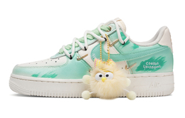 Женские скейтерские кроссовки Nike Air Force 1 Abrasion Resistant Balance Low Top светло-зеленые, цвет Light Green fv3654-111(team818-甜心煤球) | light green