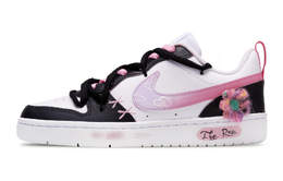 Nike Кроссовки Court Borough Twenty Filter Low Top женские черно-розовые, цвет Black Pink bq5448-100team329-滤镜) | black pink
